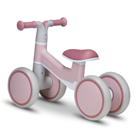 Bicicleta cu 4 roti Villy fara pedale, 12 - 36 luni, Pink Rose, Lionelo 633196