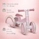 Bicicleta cu 4 roti Villy fara pedale, 12 - 36 luni, Pink Rose, Lionelo 775038