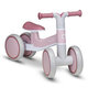 Bicicleta cu 4 roti Villy fara pedale, 12 - 36 luni, Pink Rose, Lionelo 633193