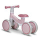 Bicicleta cu 4 roti Villy fara pedale, 12 - 36 luni, Pink Rose, Lionelo 633196