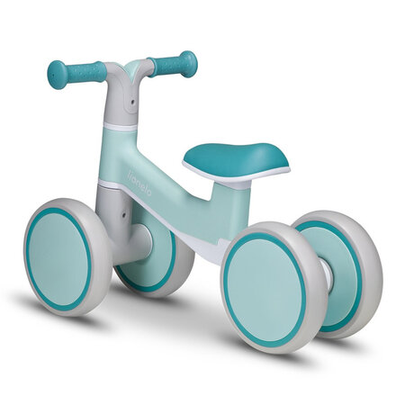 Bicicleta cu 4 roti Villy fara pedale, 12 - 36 luni, Green Turcoise, Lionelo 633174