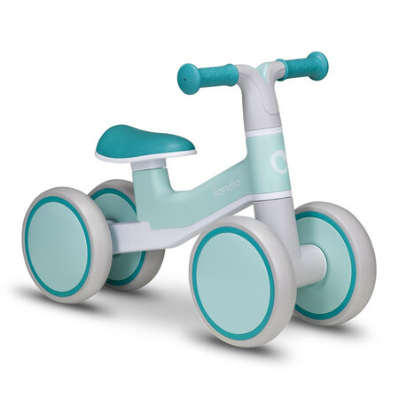 Bicicleta cu 4 roti Villy fara pedale, 12 - 36 luni, Green Turcoise, Lionelo 633164