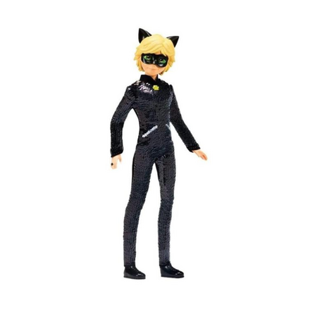 Papusa Cat Noir cu paiete, + 4 ani, Miraculous 633246