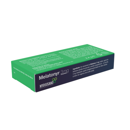 Melatonyr, 3 mg, 20 comprimate, Nyrvusano 788687