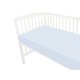 Cearceaf din jerse de bumbac cu elastic pentru patut, Light Blue, 140x70 cm, MimiNu 633432