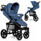 Carucior sport Annet Plus, de la nastere pana la 22 kg, Blue Denim, Lionelo 633515
