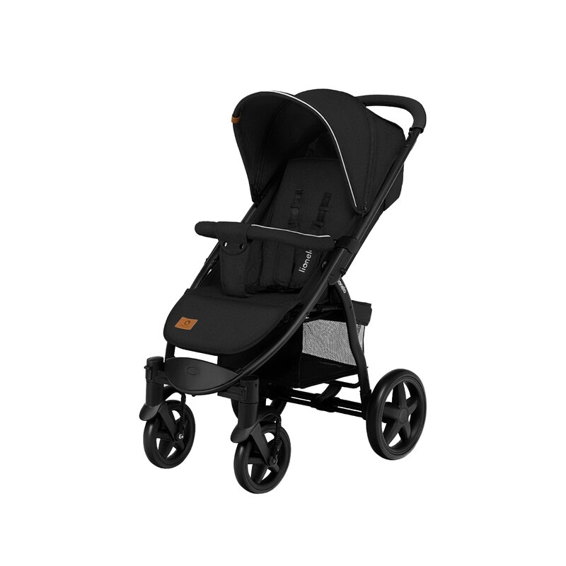 Carucior sport Annet Plus, de la nastere pana la 22 kg, Carbon Black, Lionelo