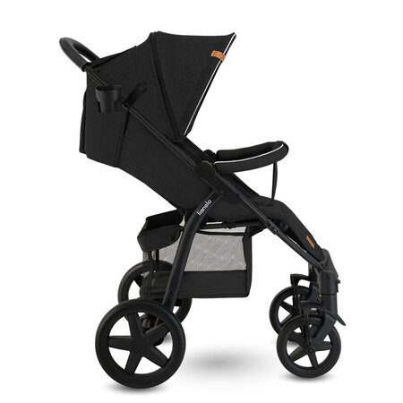 Carucior sport Annet Plus, de la nastere pana la 22 kg, Carbon Black, Lionelo 633565