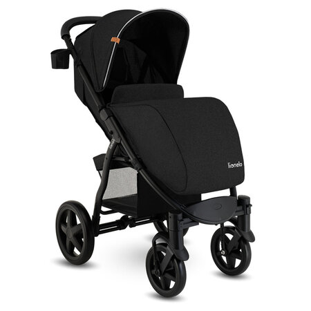 Carucior sport Annet Plus, de la nastere pana la 22 kg, Carbon Black, Lionelo 633566