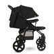 Carucior sport Annet Plus, de la nastere pana la 22 kg, Carbon Black, Lionelo 633564
