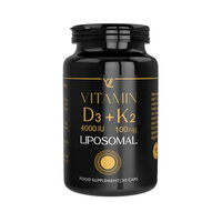 Vitamina D3 4000 UI si K2 100 mcg Liposomale, 30 capsule vegetale, Vio Nutri Lab