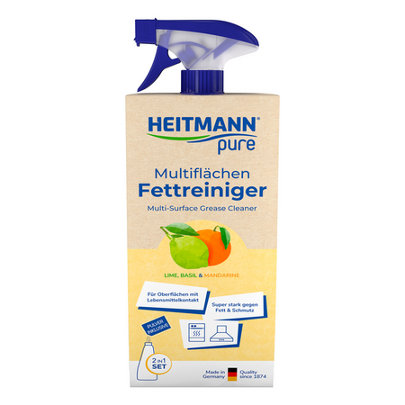 HEITMANN PURE DEGRESANT STICLA 500 ML +PLIC 25 G LIME, BUSUIOC SI MANDARIN 1029498