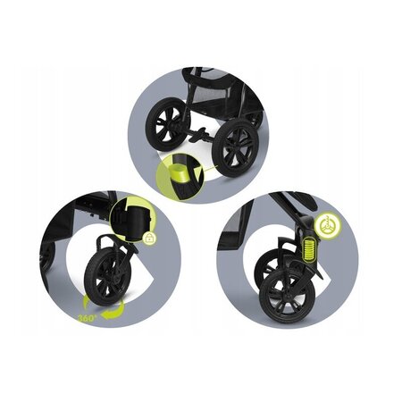 Carucior sport Annet Tour, de la nastere pana la 22 kg, Dreamin, Lionelo 633634