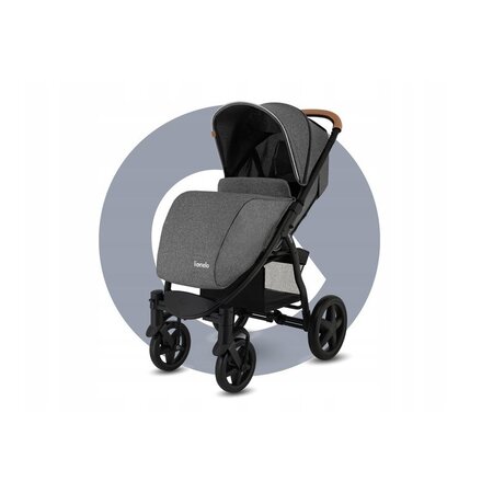 Carucior sport Annet Tour, de la nastere pana la 22 kg, Stone Grey, Lionelo 633678