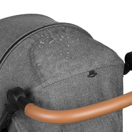 Carucior sport Annet Tour, de la nastere pana la 22 kg, Stone Grey, Lionelo 633682