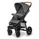 Carucior sport Annet Tour, de la nastere pana la 22 kg, Stone Grey, Lionelo 633666