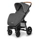 Carucior sport Annet Tour, de la nastere pana la 22 kg, Stone Grey, Lionelo 633668