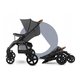 Carucior sport Annet Tour, de la nastere pana la 22 kg, Stone Grey, Lionelo 633679