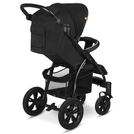 Carucior sport Annet Tour, de la nastere pana la 22 kg, Carbon Black, Lionelo 633692