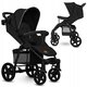 Carucior sport Annet Tour, de la nastere pana la 22 kg, Carbon Black, Lionelo 633695