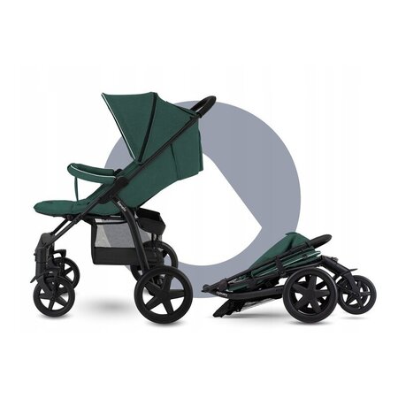 Carucior sport Annet Tour, de la nastere pana la 22 kg, Green Turquoise, Lionelo 633722