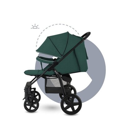 Carucior sport Annet Tour, de la nastere pana la 22 kg, Green Turquoise, Lionelo 633720