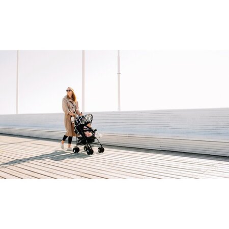 Carucior sport Elia, de la nastere pana la 15 kg, Black, Lionelo 633749
