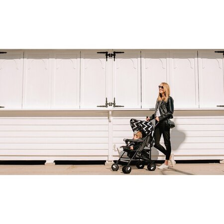 Carucior sport Elia, de la nastere pana la 15 kg, Black, Lionelo 633748