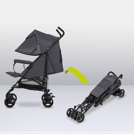 Carucior sport Elia, Grey White, Lionelo 701597