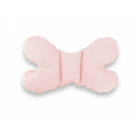 Set 4 in 1 Cosulet bebelus - Baby Cocoon cu volanase Royal, Powder Pink, 75x55 cm, MimiNu 633793
