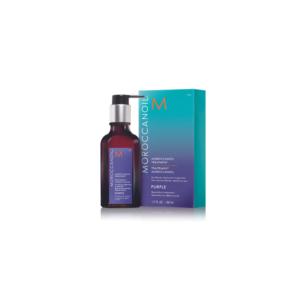 Ulei tratatament pentru par blond Purple, 50 ml, Moroccanoil