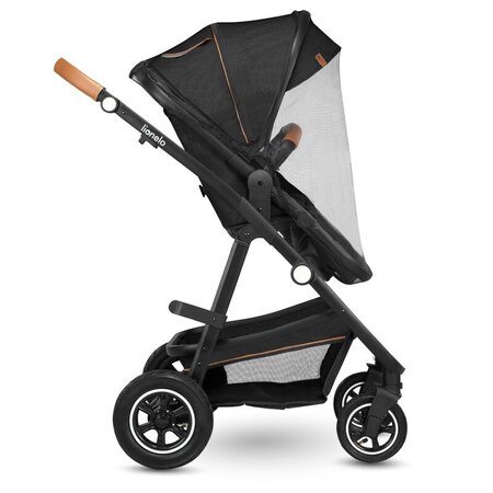 Carucior 2 in 1 Reversibil Amber, de la nastere pana la 22 kg, Grey Graphite, Lionelo 633972