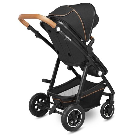 Carucior 2 in 1 Reversibil Amber, de la nastere pana la 22 kg, Grey Graphite, Lionelo 633984