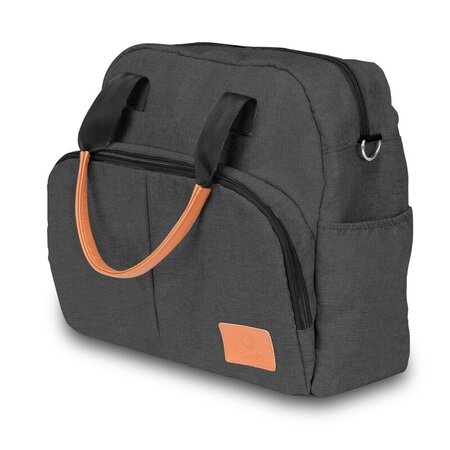 Carucior 2 in 1 Reversibil Amber, de la nastere pana la 22 kg, Grey Graphite, Lionelo 634015