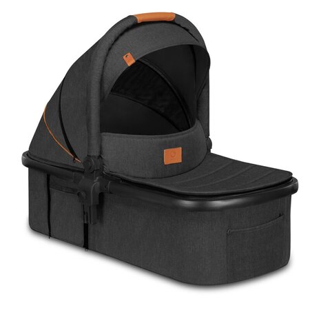 Carucior 2 in 1 Reversibil Amber, de la nastere pana la 22 kg, Grey Graphite, Lionelo 634009