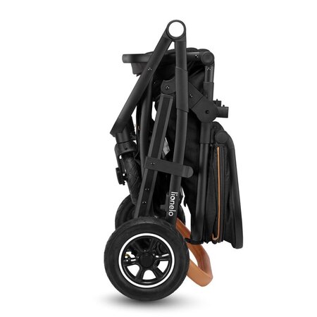 Carucior 2 in 1 Reversibil Amber, de la nastere pana la 22 kg, Grey Graphite, Lionelo 633996