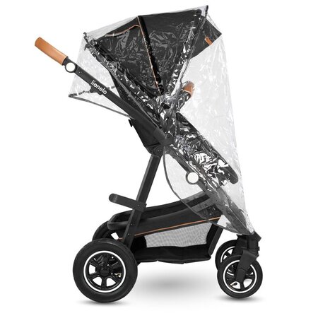 Carucior 2 in 1 Reversibil Amber, de la nastere pana la 22 kg, Grey Graphite, Lionelo 633971