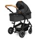 Carucior 2 in 1 Reversibil Amber, de la nastere pana la 22 kg, Grey Graphite, Lionelo 633998