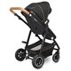 Carucior 2 in 1 Reversibil Amber, de la nastere pana la 22 kg, Grey Graphite, Lionelo 633984