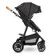 Carucior 2 in 1 Reversibil Amber, de la nastere pana la 22 kg, Grey Graphite, Lionelo 633974