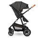 Carucior 2 in 1 Reversibil Amber, de la nastere pana la 22 kg, Grey Graphite, Lionelo 633979