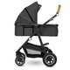 Carucior 2 in 1 Reversibil Amber, de la nastere pana la 22 kg, Grey Graphite, Lionelo 633990