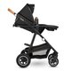 Carucior 2 in 1 Reversibil Amber, de la nastere pana la 22 kg, Grey Graphite, Lionelo 633986