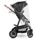 Carucior 2 in 1 Reversibil Amber, de la nastere pana la 22 kg, Grey Graphite, Lionelo 633971