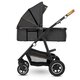 Carucior 2 in 1 Reversibil Amber, de la nastere pana la 22 kg, Grey Graphite, Lionelo 634004