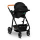 Carucior 3 in 1 Reversibil Amber, de la nastere pana la 22 kg, Grey Graphite, Lionelo 634132
