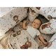 Cearceaf cu elastic pentru landou, carucior si cosulet, Teddy Bear On Moon, 80x35 cm, MimiNu 634159