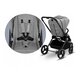 Carucior 2 in 1 Reversibil Mika, de la nastere pana la 22 kg, Grey Stone, Lionelo 634170