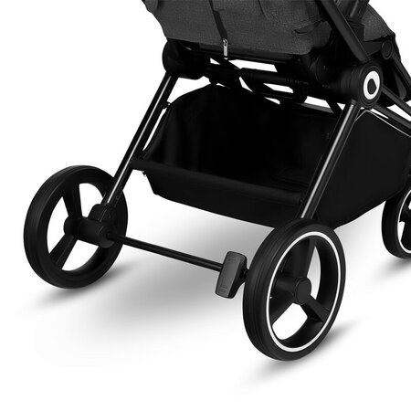 Carucior 2 in 1 Reversibil Mika, de la nastere pana la 22 kg, Grey Graphite, Lionelo 634240