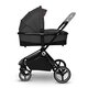 Carucior 2 in 1 Reversibil Mika, de la nastere pana la 22 kg, Grey Graphite, Lionelo 634239